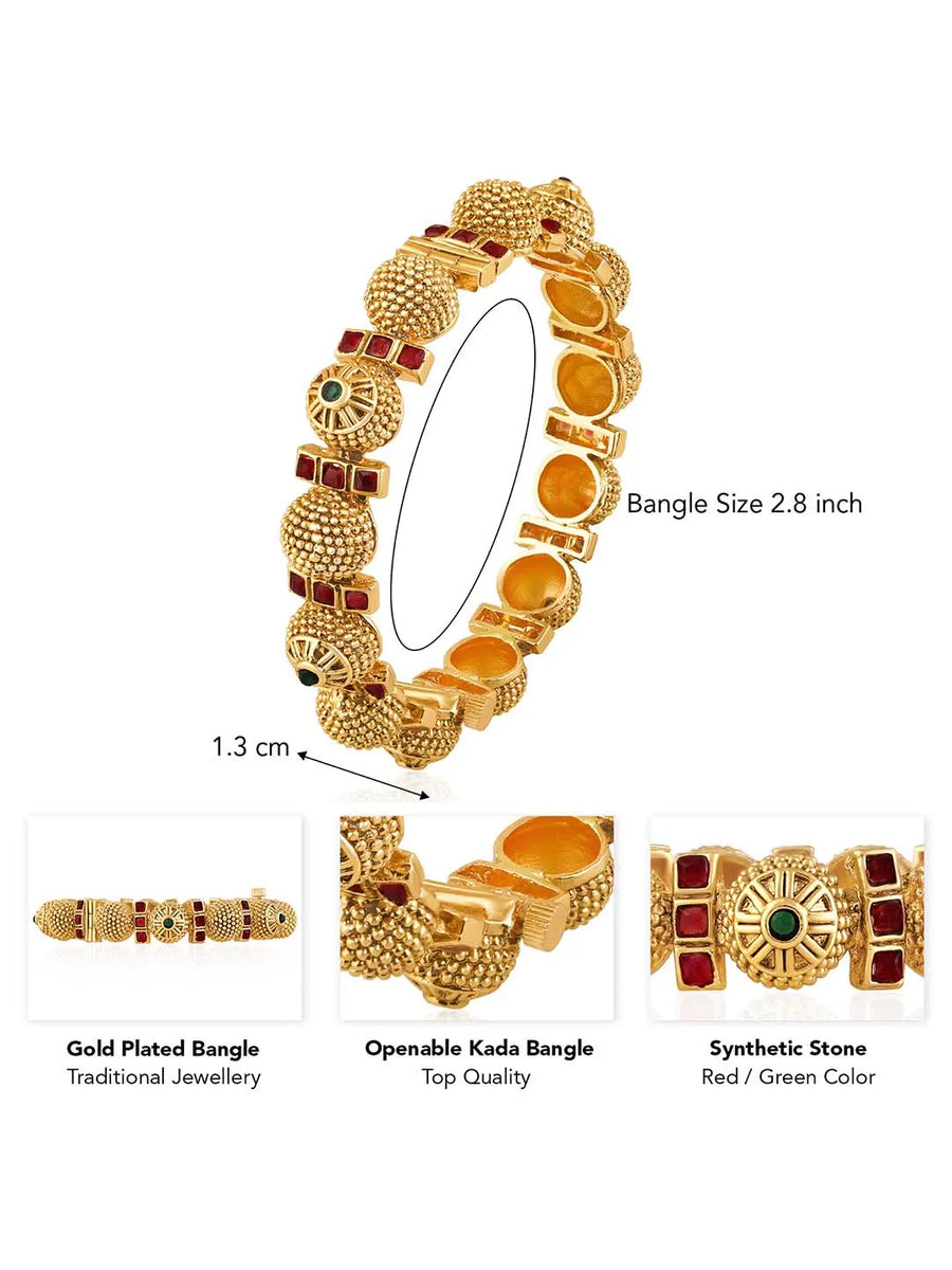 Studded Kada Bangles – Graceful Fashion Jewellery by Peora


