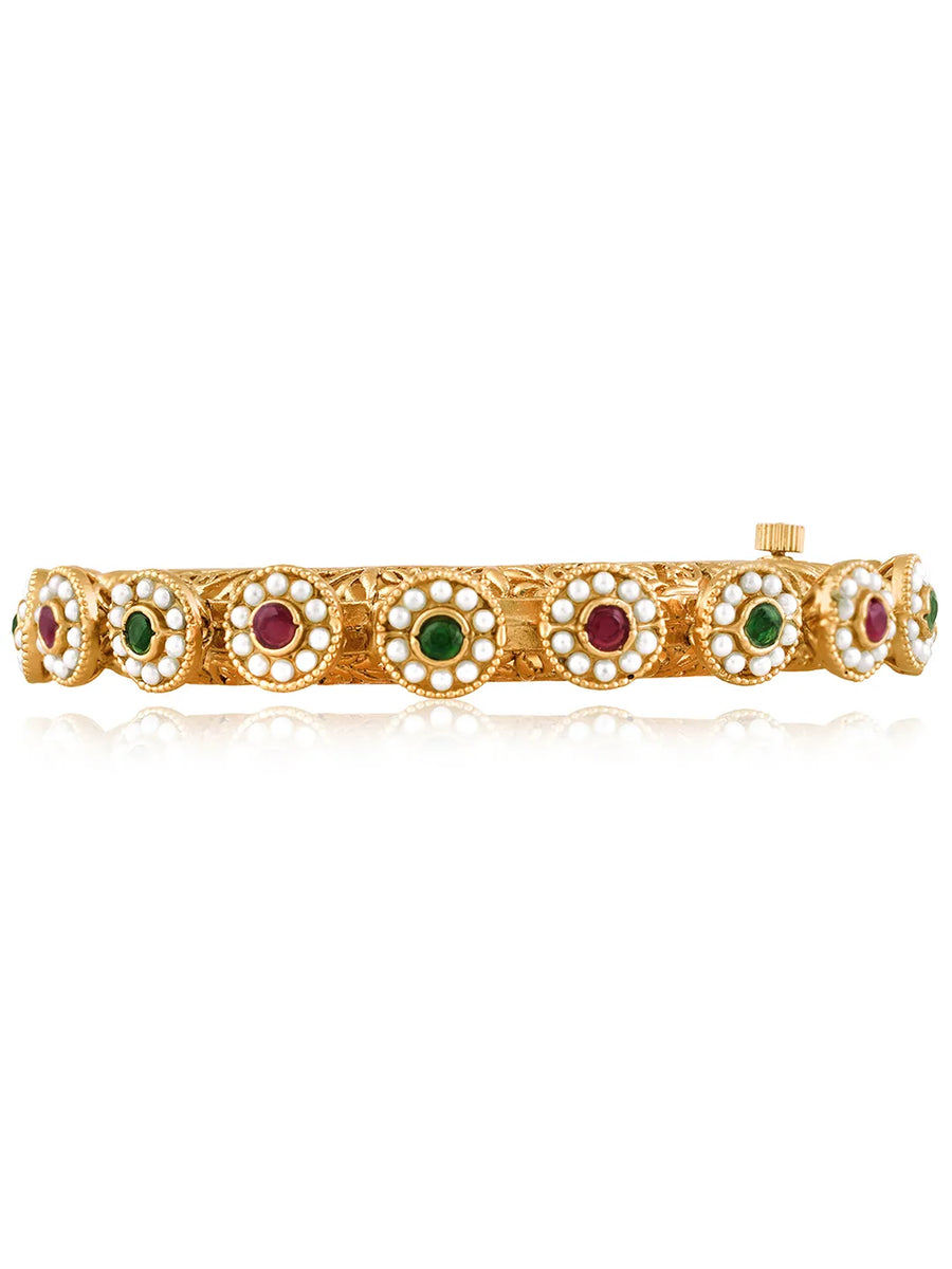 Luxe Studded Kada – Premium Fashion Jewellery by Peora

