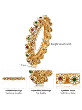 Luxe Studded Kada – Premium Fashion Jewellery by Peora

