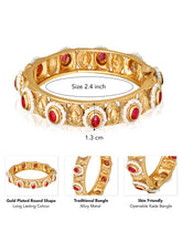 Dazzling Delight Synthetic Stone Thick Kada