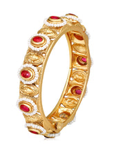 Dazzling Delight Synthetic Stone Thick Kada