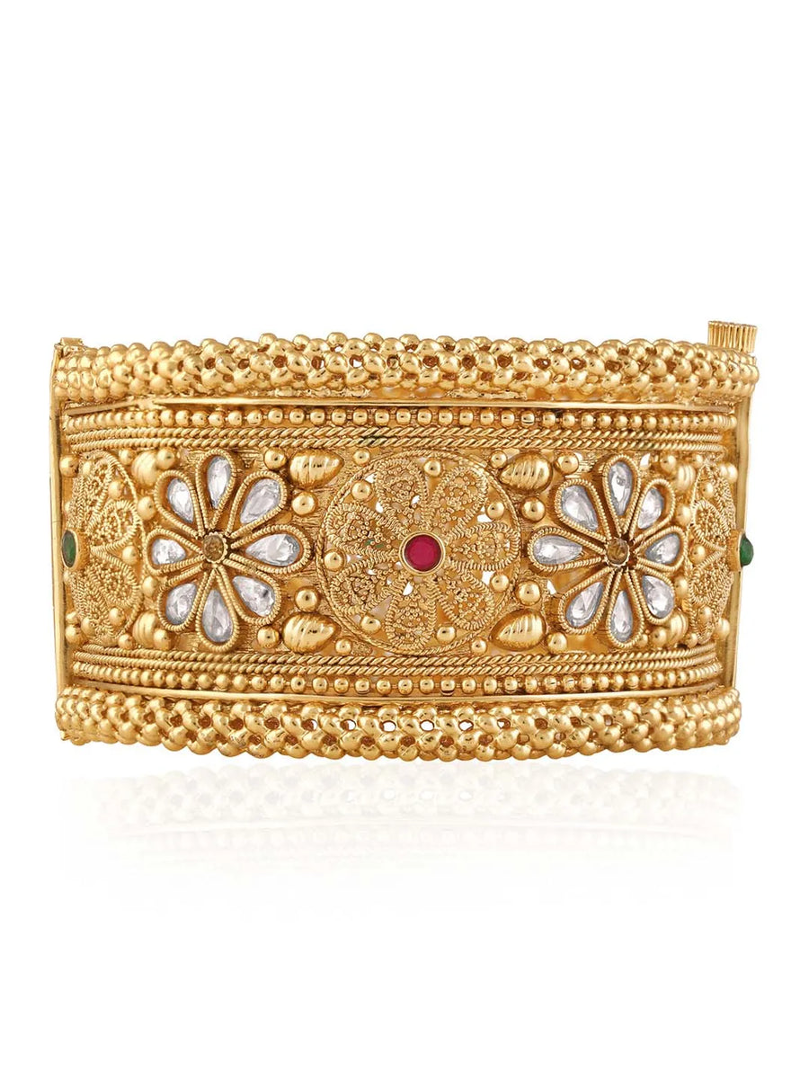 Brilliance Studded Kada – Radiant Fashion Jewellery by Peora