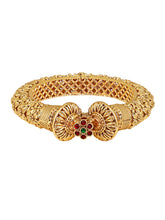 Cultural Gokhru Style Gold Plated Kada Bangle