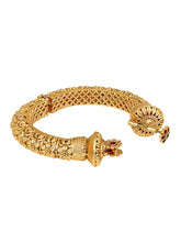 Cultural Gokhru Style Gold Plated Kada Bangle