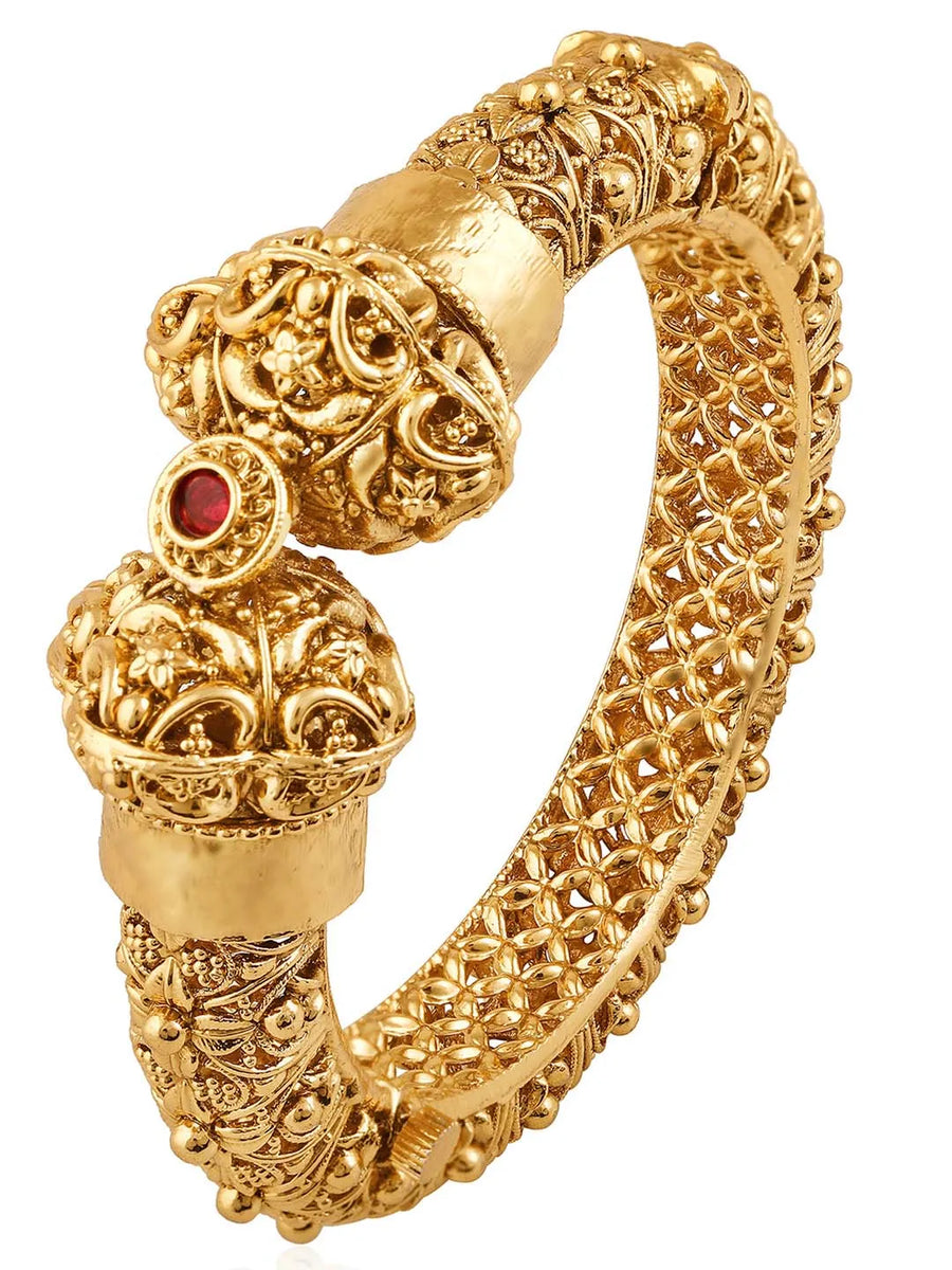 Stones Studded Kada Set – Traditional Fashion Jewellery by Peora

