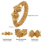 Stones Studded Kada Set – Traditional Fashion Jewellery by Peora

