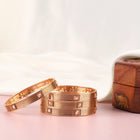 Classic Crystals Embellished Bangle Set - Gold