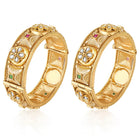 Kundan Embellished Set of Kada Bangles - Gold