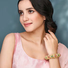 Gold Stones Studded Bangles – Traditional Fashion Jewellery by Peora

