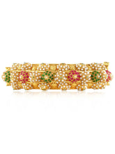 Gold Stones Studded Bangles – Traditional Fashion Jewellery by Peora


