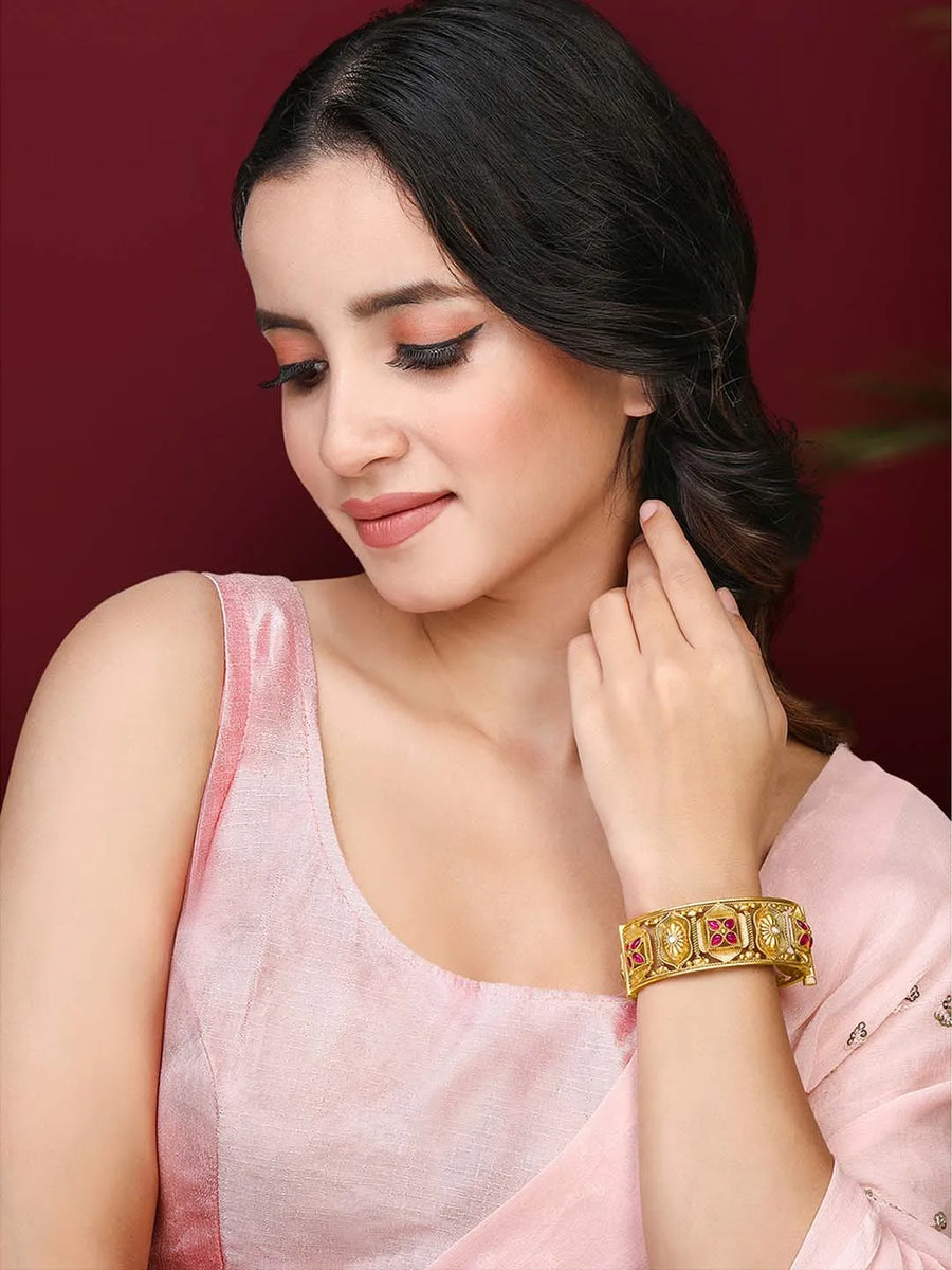 Studded Kada – Elegant Fashion Jewellery by Peora


