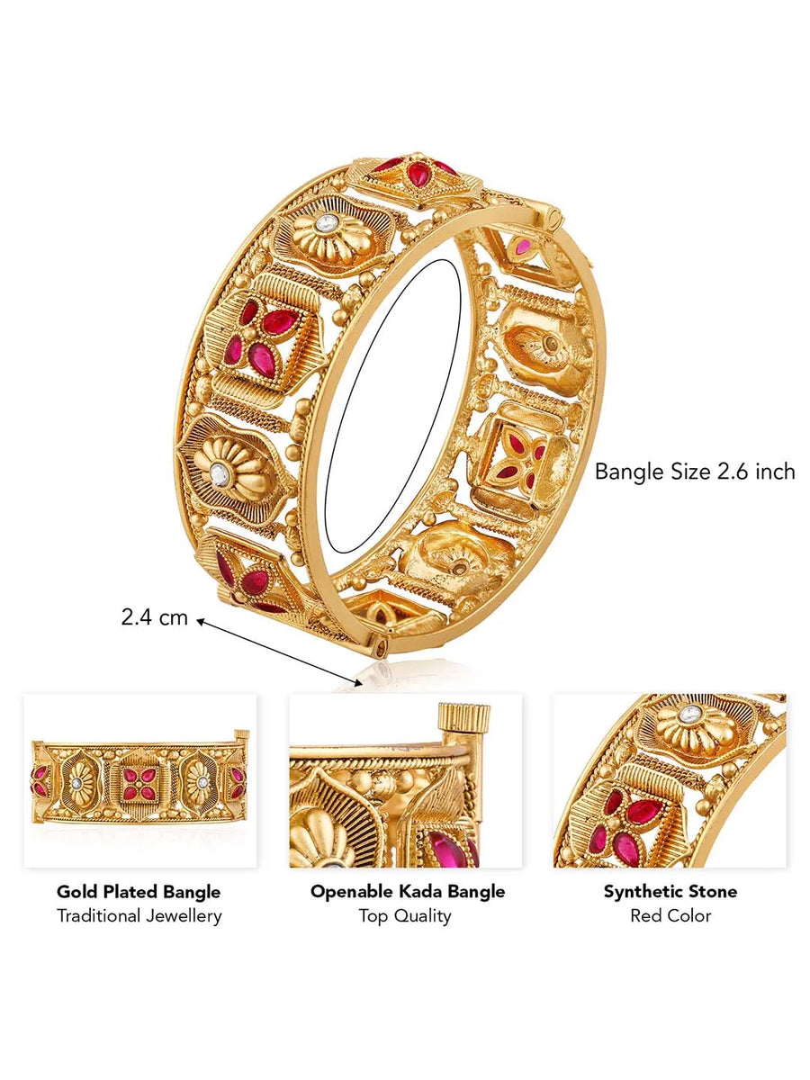 Studded Kada – Elegant Fashion Jewellery by Peora

