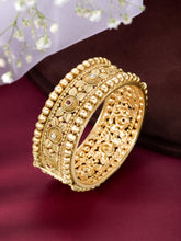 Golden Harmony Synthetic Stone Studded Kada