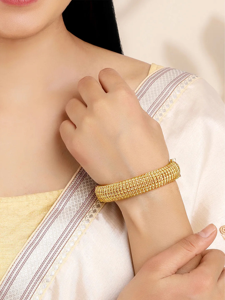 Modern CZ Work Statement Bangle