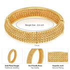 Modern CZ Work Statement Bangle