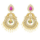 Peora Royal Antique Chandbali Earring