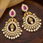 Peora Royal Antique Chandbali Earring