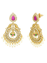 Peora Royal Antique Chandbali Earring