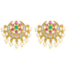 Peora Royal Jadau Stud Earrings