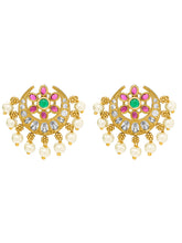Peora Royal Jadau Stud Earrings