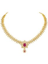 Imperial Pink Leaflet SZ Necklace Set
