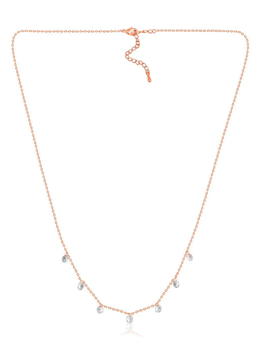 Crystals Chain Necklace – Sparkling Fashion Jewellery by Peora

