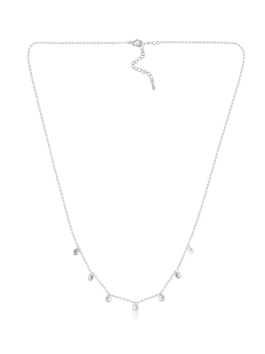 Crystals Chain Necklace – Sparkling Fashion Jewellery by Peora

