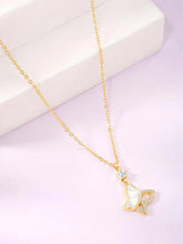 Butterfly Crystal Elegant Pendant Chain