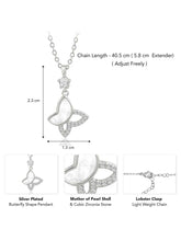 Butterfly Crystal Elegant Pendant Chain