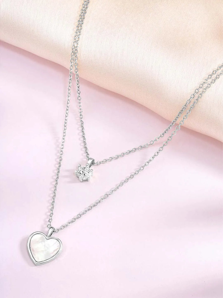 CZ Pendant Chain – Timeless Fashion Jewellery by Peora

