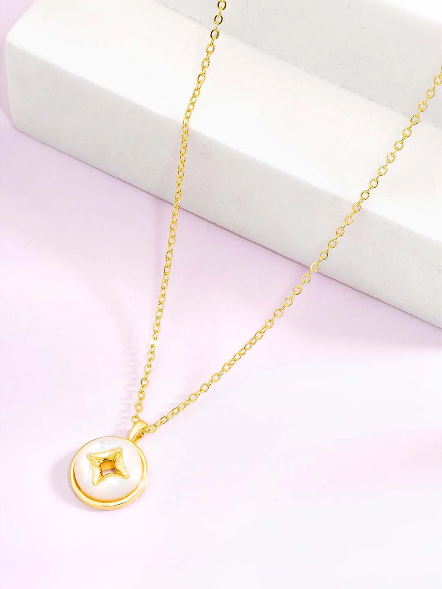 Circular Pendant Chain – Elegant Fashion Jewellery by Peora

