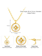 Circular Pendant Chain – Elegant Fashion Jewellery by Peora

