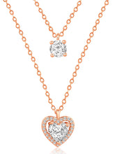 Heart CZ Pendant Chains – Romantic Fashion Jewellery by Peora

