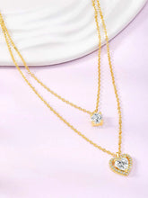 Heart CZ Pendant Chains – Romantic Fashion Jewellery by Peora

