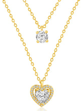 Heart CZ Pendant Chains – Romantic Fashion Jewellery by Peora


