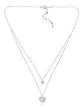 Heart CZ Pendant Chains – Romantic Fashion Jewellery by Peora

