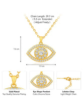 Eye Catching Necklace – Statement Fashion Jewellery by Peora

