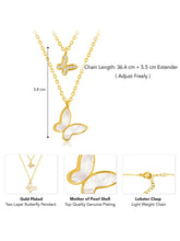 Butterfly Pendant Chain Necklace – Graceful Fashion Jewellery by Peora

