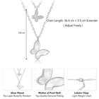 Butterfly Pendant Chain Necklace – Graceful Fashion Jewellery by Peora

