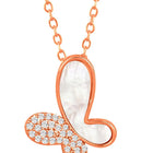 Butterfly Bliss CZ Pendant Chain – Delicate Fashion Jewellery by Peora

