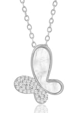 Butterfly Bliss CZ Pendant Chain – Delicate Fashion Jewellery by Peora

