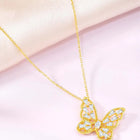 Wings CZ Pendant Chain – Stylish Fashion Jewellery by Peora


