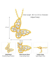 Wings CZ Pendant Chain – Stylish Fashion Jewellery by Peora

