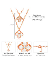Petals CZ Pendant Chains – Floral Fashion Jewellery by Peora

