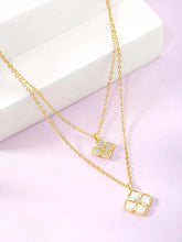 Petals CZ Pendant Chains – Floral Fashion Jewellery by Peora

