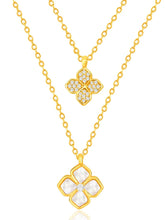 Petals CZ Pendant Chains – Floral Fashion Jewellery by Peora

