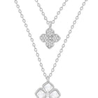 Petals CZ Pendant Chains – Floral Fashion Jewellery by Peora

