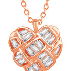 Pendant Chain with Sparkling Heart – Elegant Fashion Jewellery by Peora

