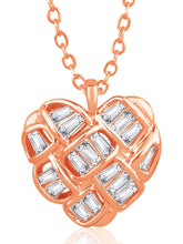 Pendant Chain with Sparkling Heart – Elegant Fashion Jewellery by Peora

