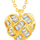 Pendant Chain with Sparkling Heart – Elegant Fashion Jewellery by Peora

